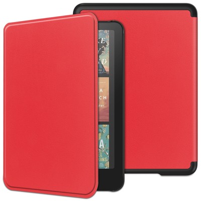 For Kindle Paperwhite 12th Gen 7'' 2024/11th Gen Smart PU Leather Case PC Cover
