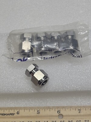 DK-LOK 3/8'' Tube OD Compression Plug Stainless Steel 316 Lot Of 5