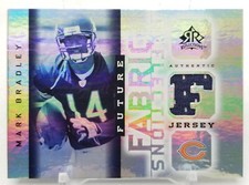 2005 Upper Deck Reflections MARK BRADLEY Future Fabric Relic RC Chicago Bears