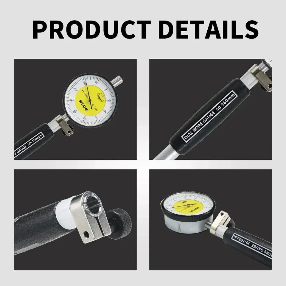 Indicador de dial Medidor de diámetro del orificio Medidor de diámetro Herramienta de medición Foto 3 de 4