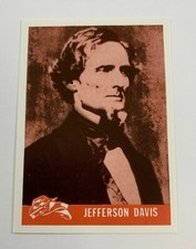 1965 Civil War Picture Card Reprint Single #2 Jefferson Davis