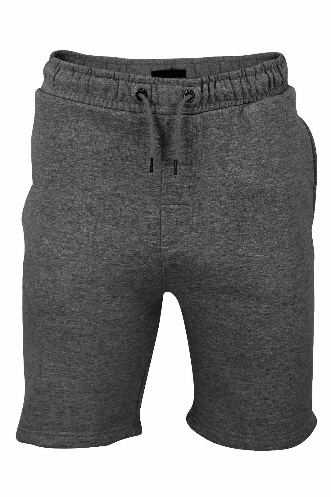 Mens Fleece Jogger Shorts Jersey Jogging Elasticated Waist Summer
