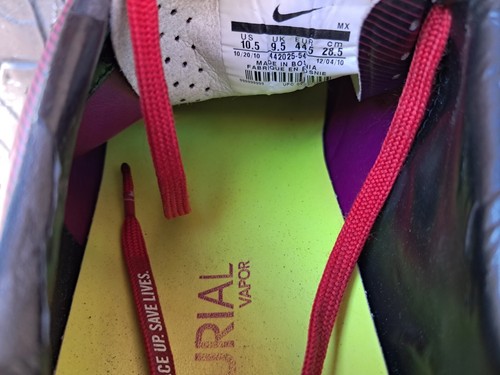 Nike Mercurial Vapor VII SG Elite Carbon Soccer Cleats Football Boots Sz 10.5 US - 第 18/20 張圖片
