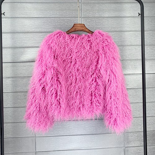 Women Shaggy Faux Fur Fleece Coat Winter Warm Jacket Cardigan Overcoat PLUS SIZE - Picture 40 of 70