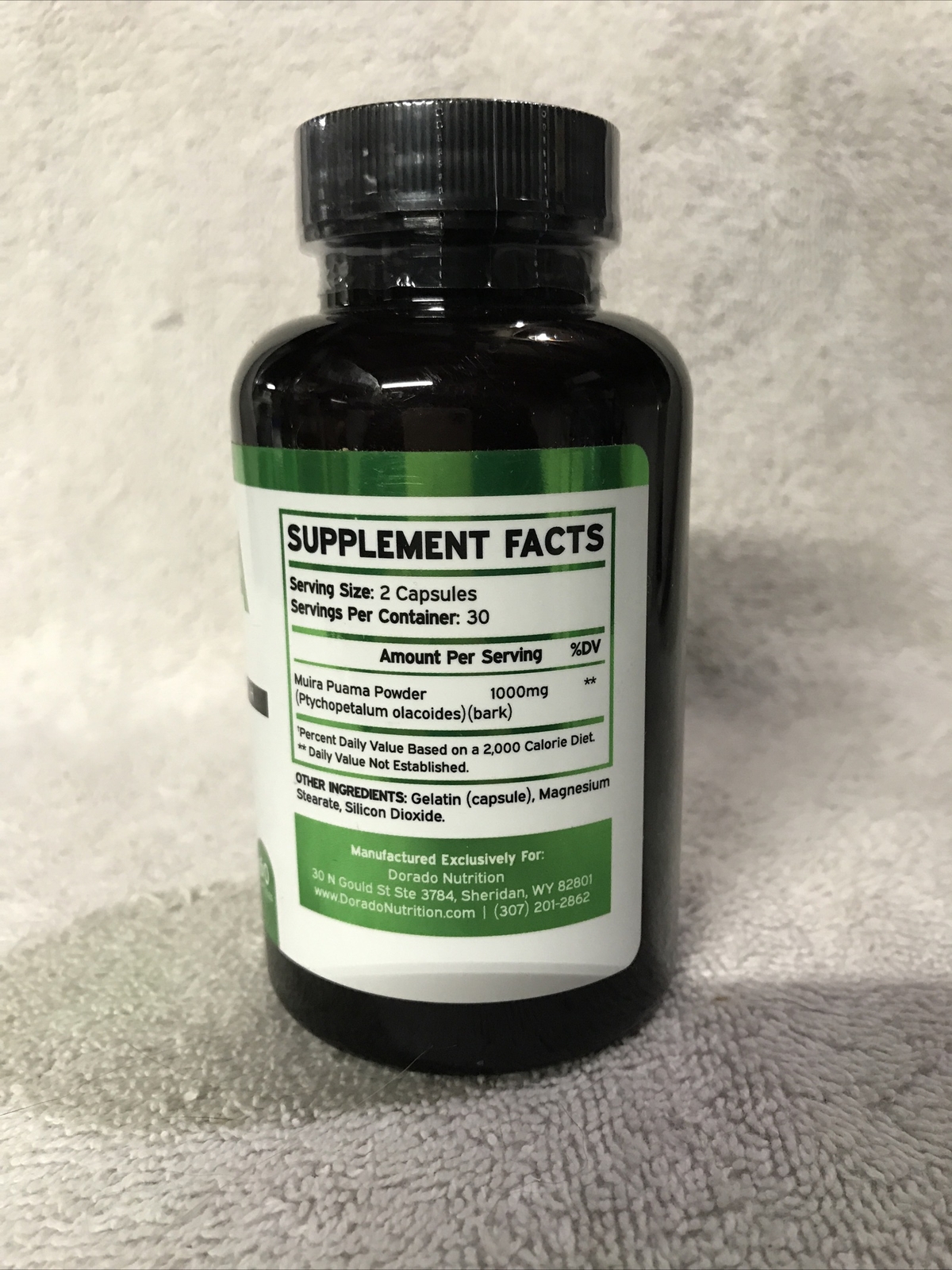 Muira Puama Root Extract 1000mg for Men and Women Premium Capsules