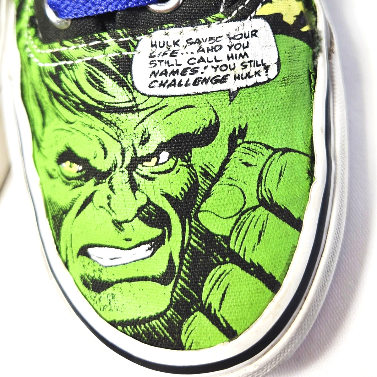 Vans Marvel Comics Incredible Hulk Skateboard Shoes Men's Size