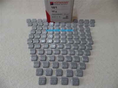 100x 10g Schlaggewicht silber beschichtet Typ 161 Zink für Stahlräder OEM Linie
