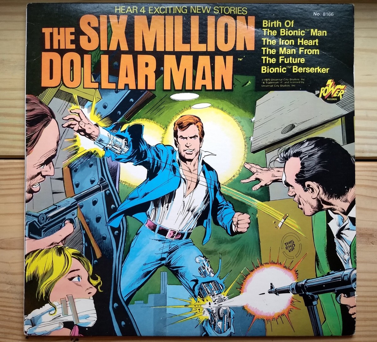 The Six Million Dollar Man Vinyl LP 4 Exciting Stories 8166