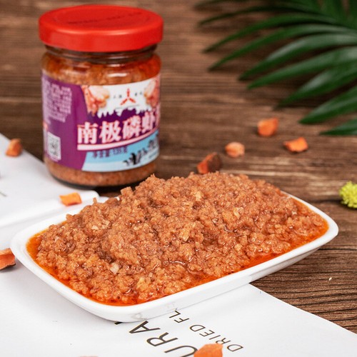 三渔圣冈大连南极磷虾酱即食China Specialties Dalian Antarctic Krill Sauce Instant 135g