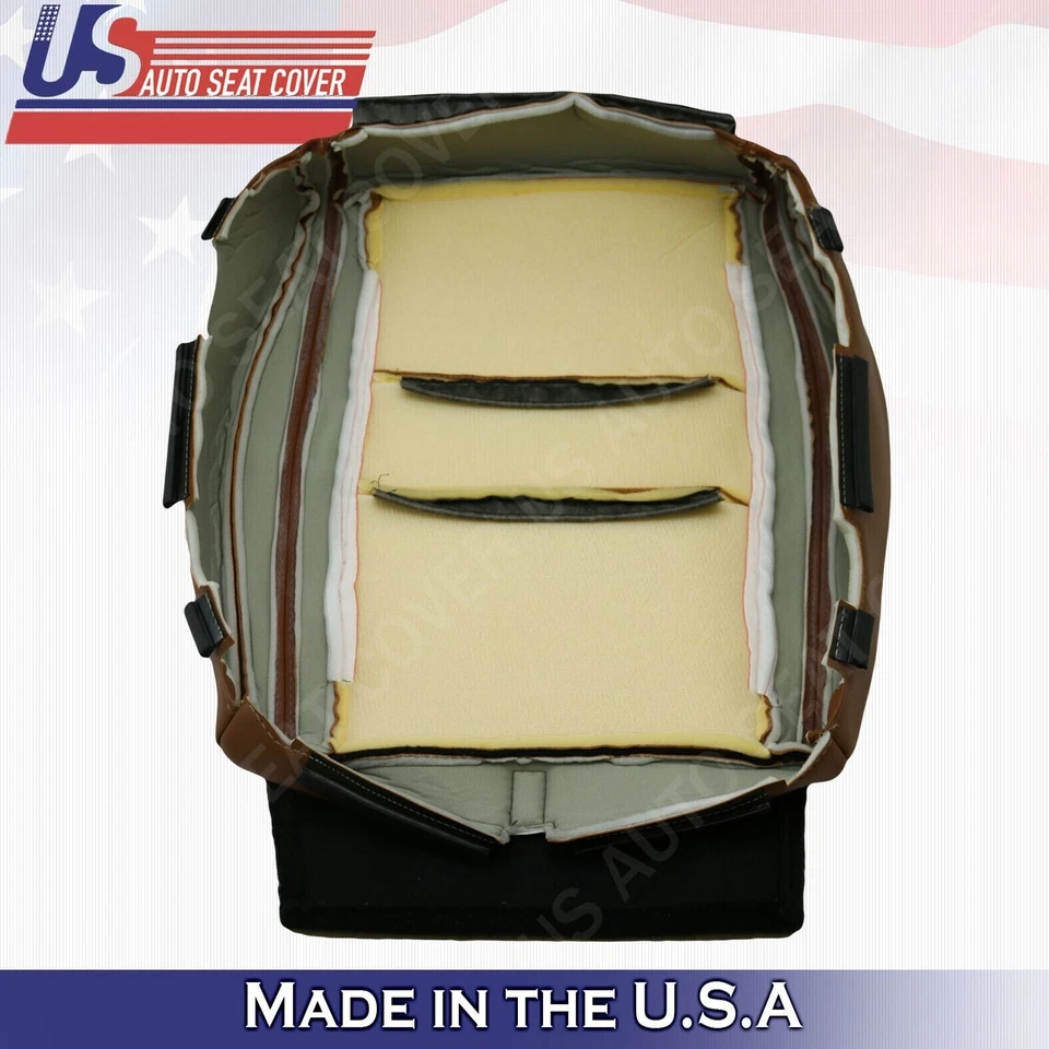 Jeep Grand Cherokee Overland 2012 cubierta superior e inferior de cuero marrón para conductor Foto 4 de 4