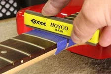 Hosco Compact Fret Crowning File for Medium Frets, coarse and fine cutting edges