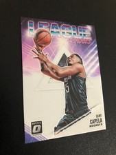 Clint Capela “League Leaders” Insert 2018-19 Panini Donruss Optic Basketball