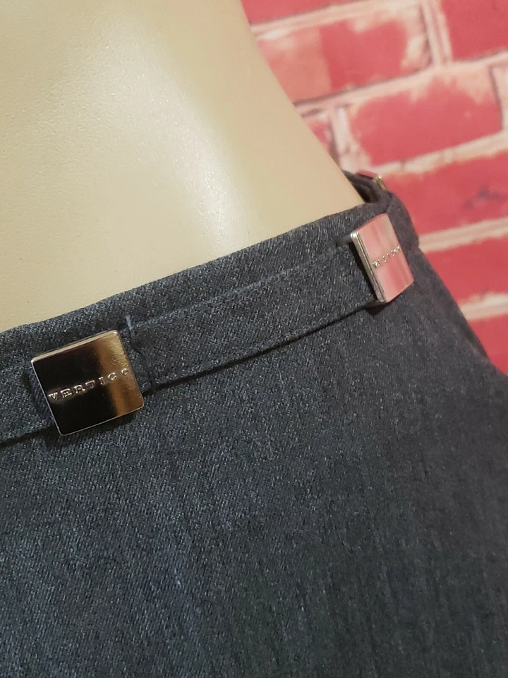 Pantalones de vestir para mujer hechos en Francia vértigo carrera cinturón para mujer talla 12 (B6) Foto 4 de 4