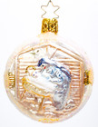 Vtg INGE-GLAS Madonna Child Nativity Decorative Old World Christmas Ornament — photo 1