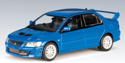 AUTOart Mitsubishi Lancer Evo VII Blue 2001 1:43 57163 | eBay