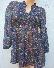 floral long sleeve blouse for women
