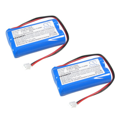 2x Li-Ion Akku 7,4V 800mAh für Gardena C1060 plus Solar ersetzt 01866-00.600.02