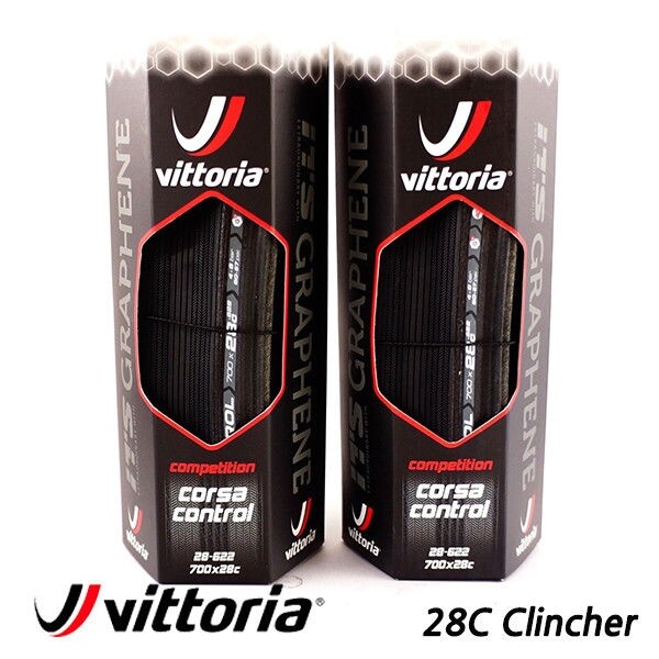 2本セット CORSA GRAPHENE 2.0 25C ショップ BK クリンチャー VITTORIA