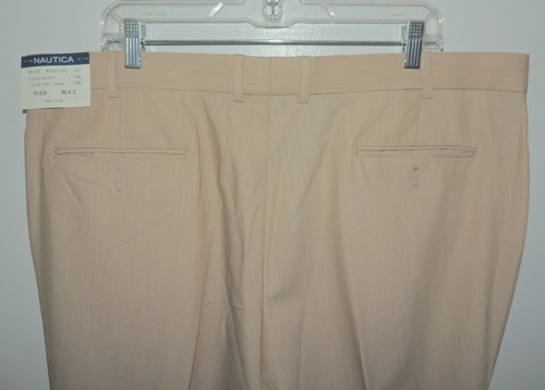 NEU MIT ETIKETT NAUTICA HELLBRAUNE HERRENHOSE AUS POLYESTERMISCHUNG 42 X 37 - Bild 4 von 5