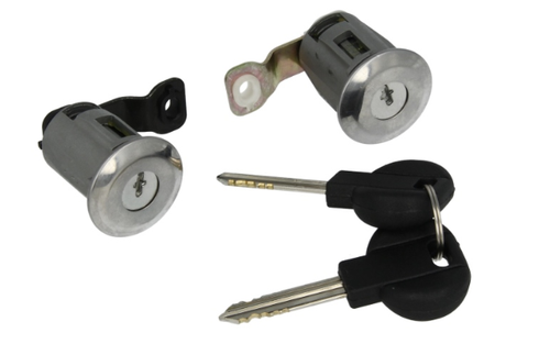 2x Schließzylinder Set Für VW Golf III, Vento, Caddy, Polo