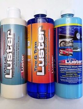 Ultraluster Waterless Car Wash N Polish Tire Trim Metal Luster - Trio Pk