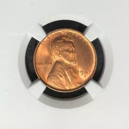 1947-S LINCOLN WHEAT CENT ~ NGC MS 66 RD ~BEAUTIFUL COIN~