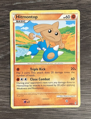 Hitmontop 8/95 - Call of Legends - Rare - Pokemon Card TCG - NM | eBay