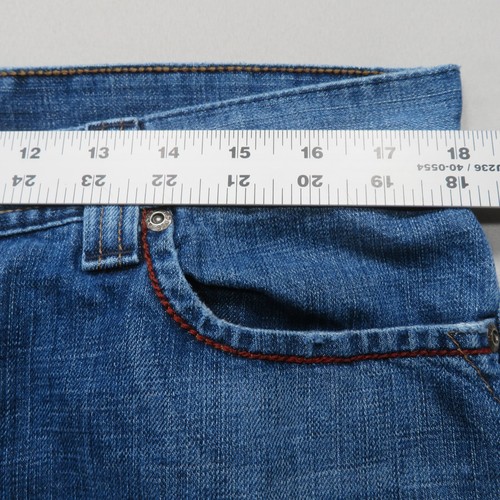 Vintage Eddie Bauer Jeans Med Wash Boot Cut Leg Denim Women's 14 Actual 36X31.5 - Picture 11 of 14