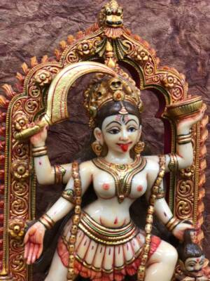 Kali Maa Kalika idol Marble statue MahaKali  sculpture idol Durga Dasmahavidyas