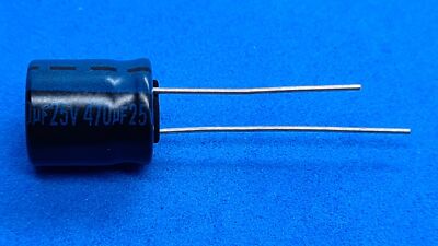 Elko, Radial, 470μF (470uF) / 25V / 105°C, 10 pcs (Ø10x13mm) - Jamicon TKR