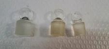 2 Kimble Kimax #27 Solid Ground Glass Stoppers 1 PYREX  #22 STOPPER,  3PCS
