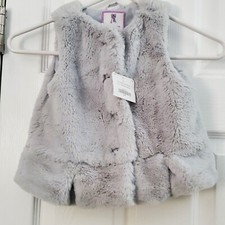 GYMBOREE Girls Faux Fur Vest, 3T, 16 GY Winter 3 Collection, NWT