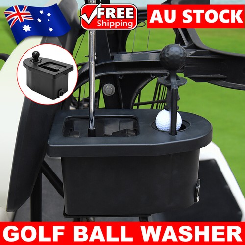 Black Golf Ball Washer with Bolts For EZGO Yamaha TXT RXV Golf Cart