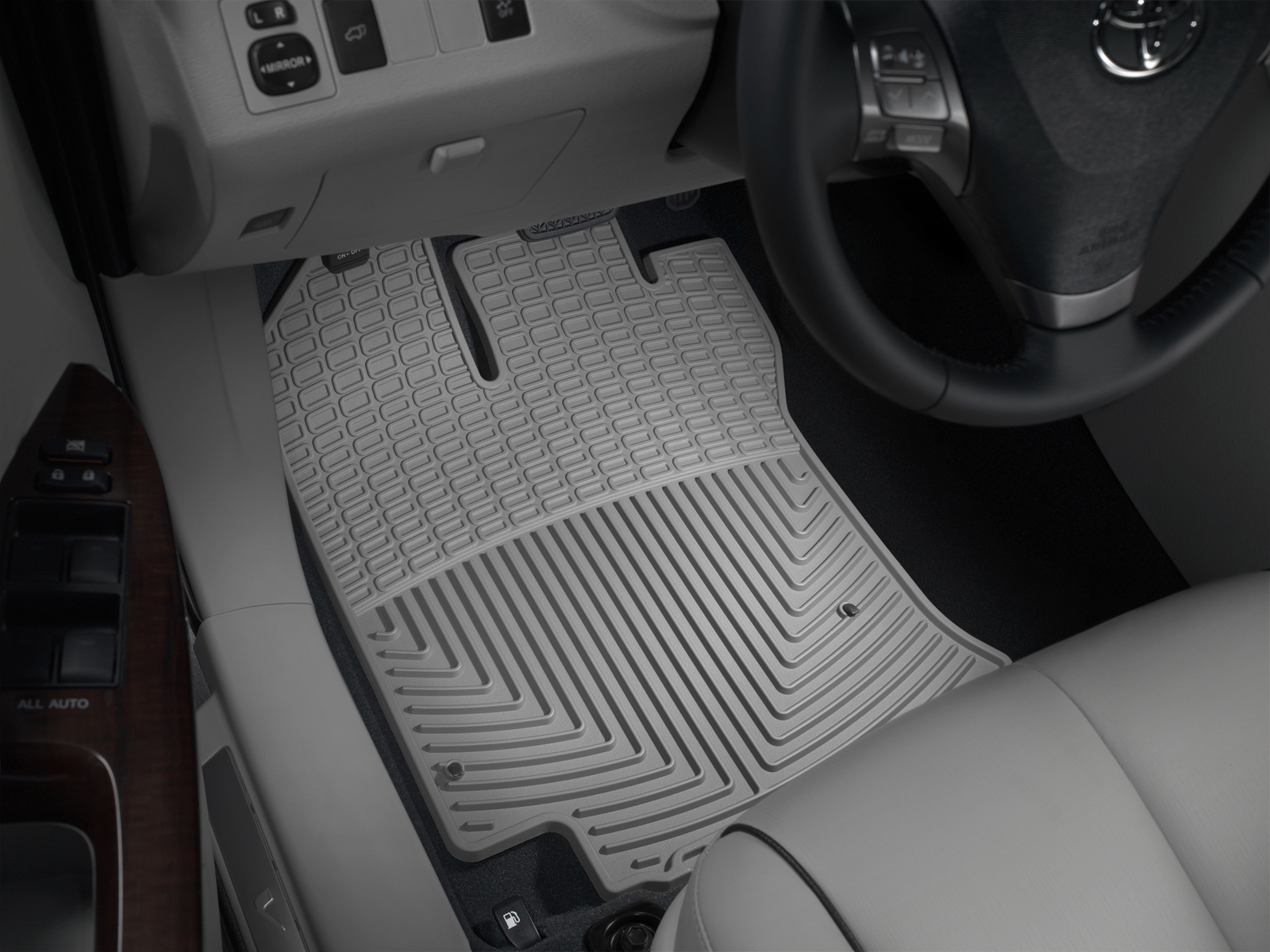 WeatherTech AllWeather Floor Mats for 20092012 Toyota Venza Grey eBay