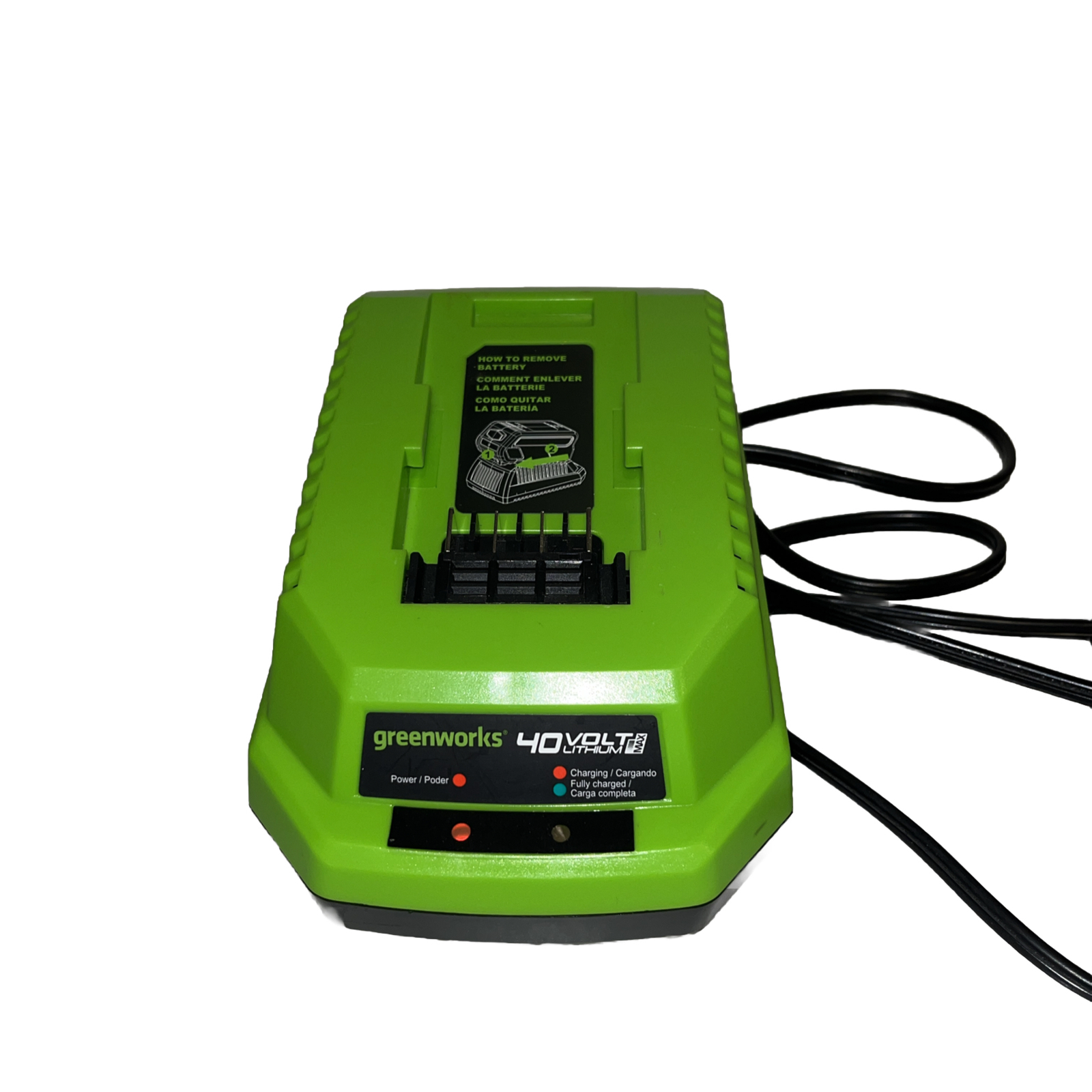 OEM 40V Charger For Greenworks Battery 29482. Tested. Works. eBay