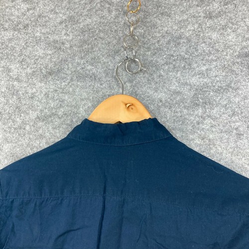 H&M Mens Shirt Size XS Extra Small Blue Long Sleeve Collared Button Up 17707 - Picture 11 of 12