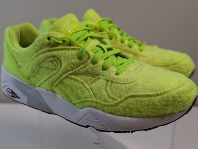 Puma Trinomic R698 Wool Pack Mens Green Lace Up Trainers 358832 03