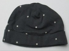 Infant Baby 0-6 Months Gray Star Hat