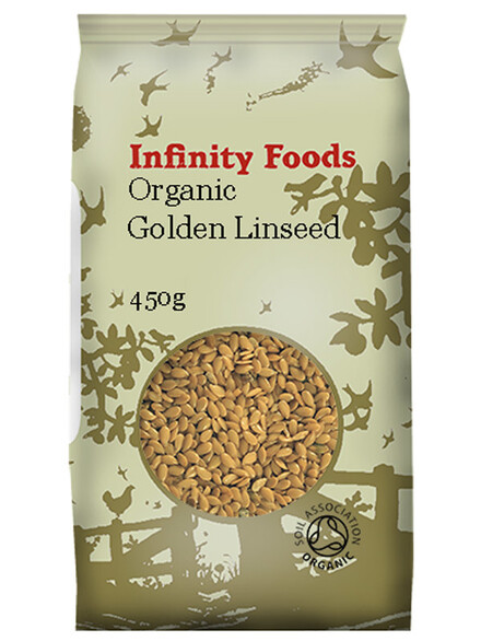 Infinity Organic Golden Linseed 450g