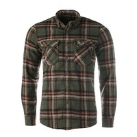 Flanellhemd Tagart Jukon Slim GrüN/B-C Karo S - WäRmend & Robust