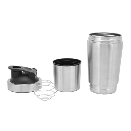 Mixes Shaker Cup 304 Stainless Steel Protein Shaker Bottle For Gym `qs HG - Picture 9 of 24
