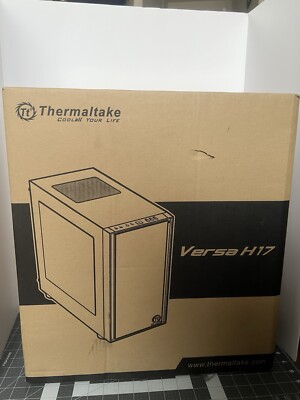 Thermaltake Versa H17 Micro-Tower Black Computer Case CA-1J1-00S1NN-00