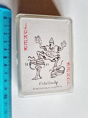 CARTE DA GIOCO FIDO DIDO 1985 DODDY POKER ORIGINAL VINTAGE PLAYING CARDS NEW
