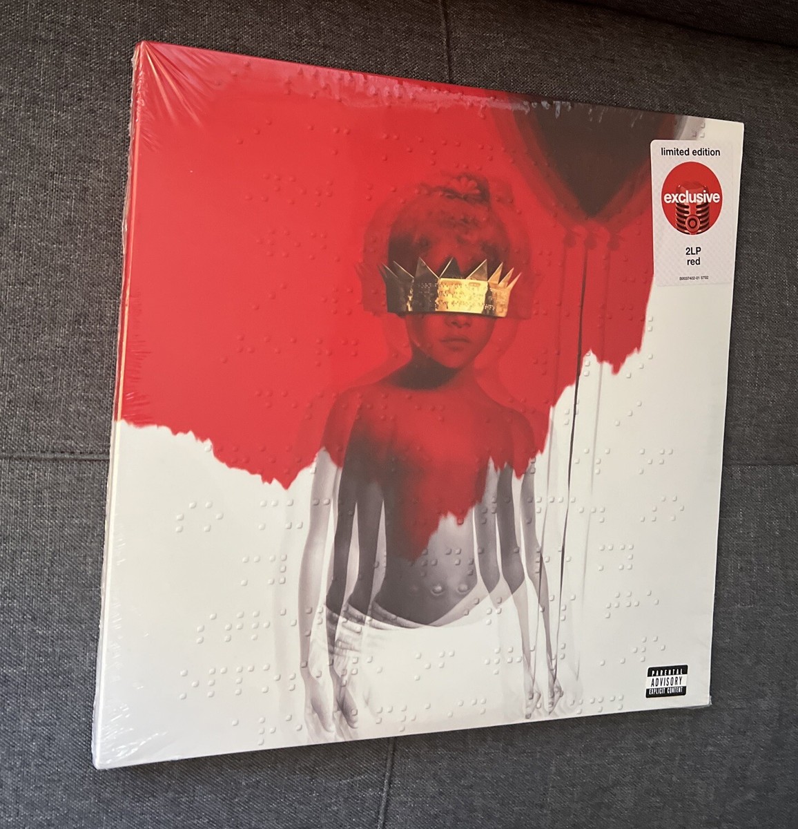 RIHANNA ANTI 2LP COLOR VINYL Red Opaque Target LIMITED Edition | eBay