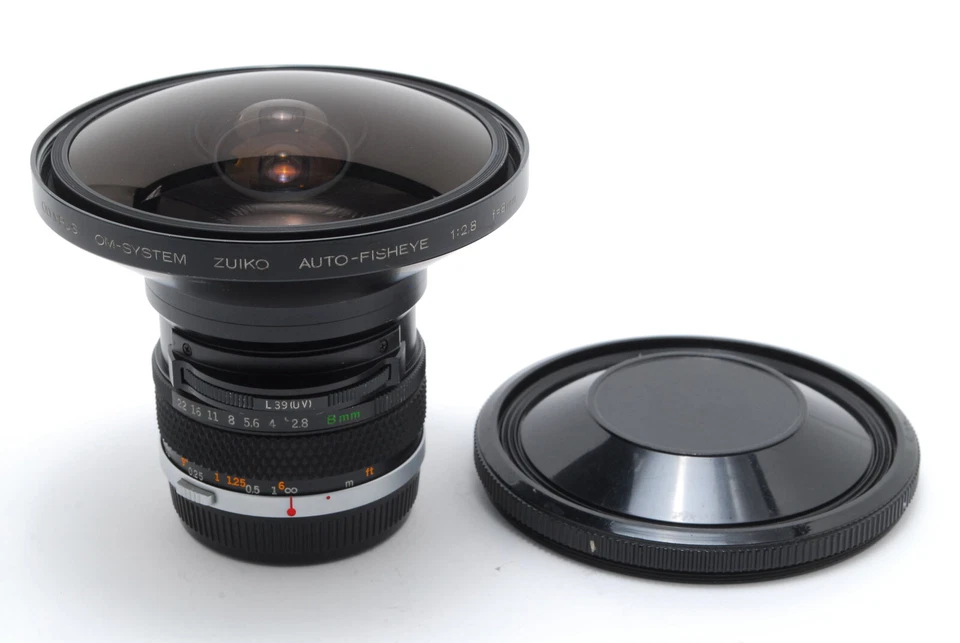 (Excellent+4) OLYMPUS OM-System ZUIKO Auto-Fisheye 8mm f/2.8 MF Lens From JAPAN - Image 2 of 4