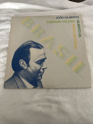 Joao Gilberto BRASIL LP Warner Bros BSK 3613 Caetano Veloso Gil Bethania
