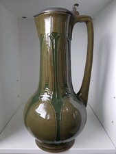 Jugendstil Kanne Peter Behrens Steinzeug Krug S.P. Gerz Modell Nr. 1146 B