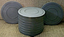 TEN- 400ft 8mm or Super 8mm Goldberg film cans