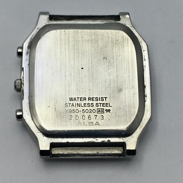 Seiko Alba Y950-5020 Ana Digi Vintage Men's Watch For Parts