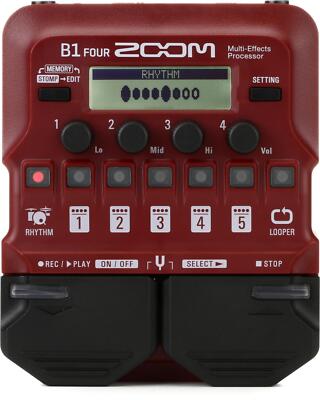 Zoom B1 FOUR Bass Multi-effects Processor